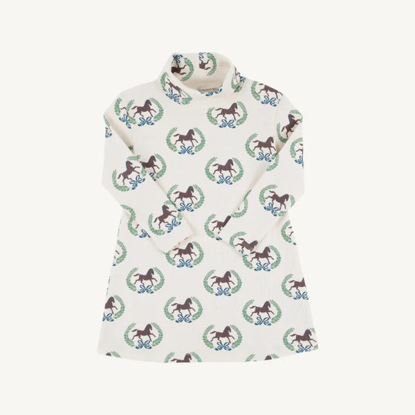 Tatums Turtleneck Dress Print F25