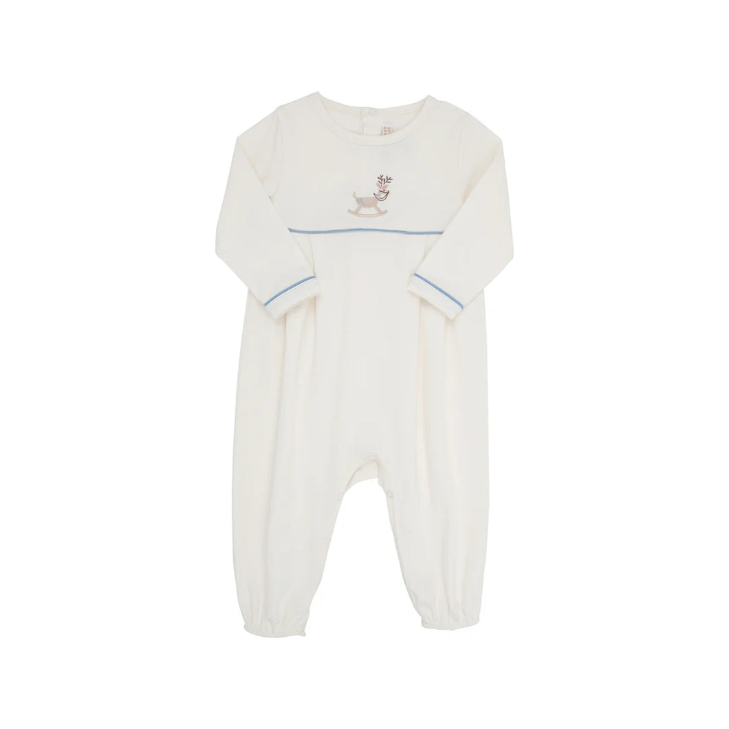 Bradford LS Romper w/Emb F24